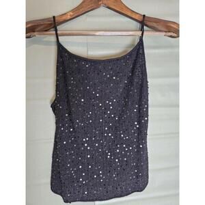 Shelli Segal Top & Cardigan Set Black Womens Size M